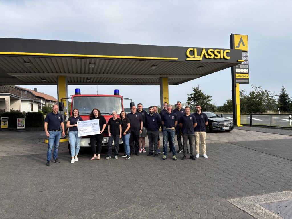 Spendenaktion an die freiwillige Feuerwehr Barweiler